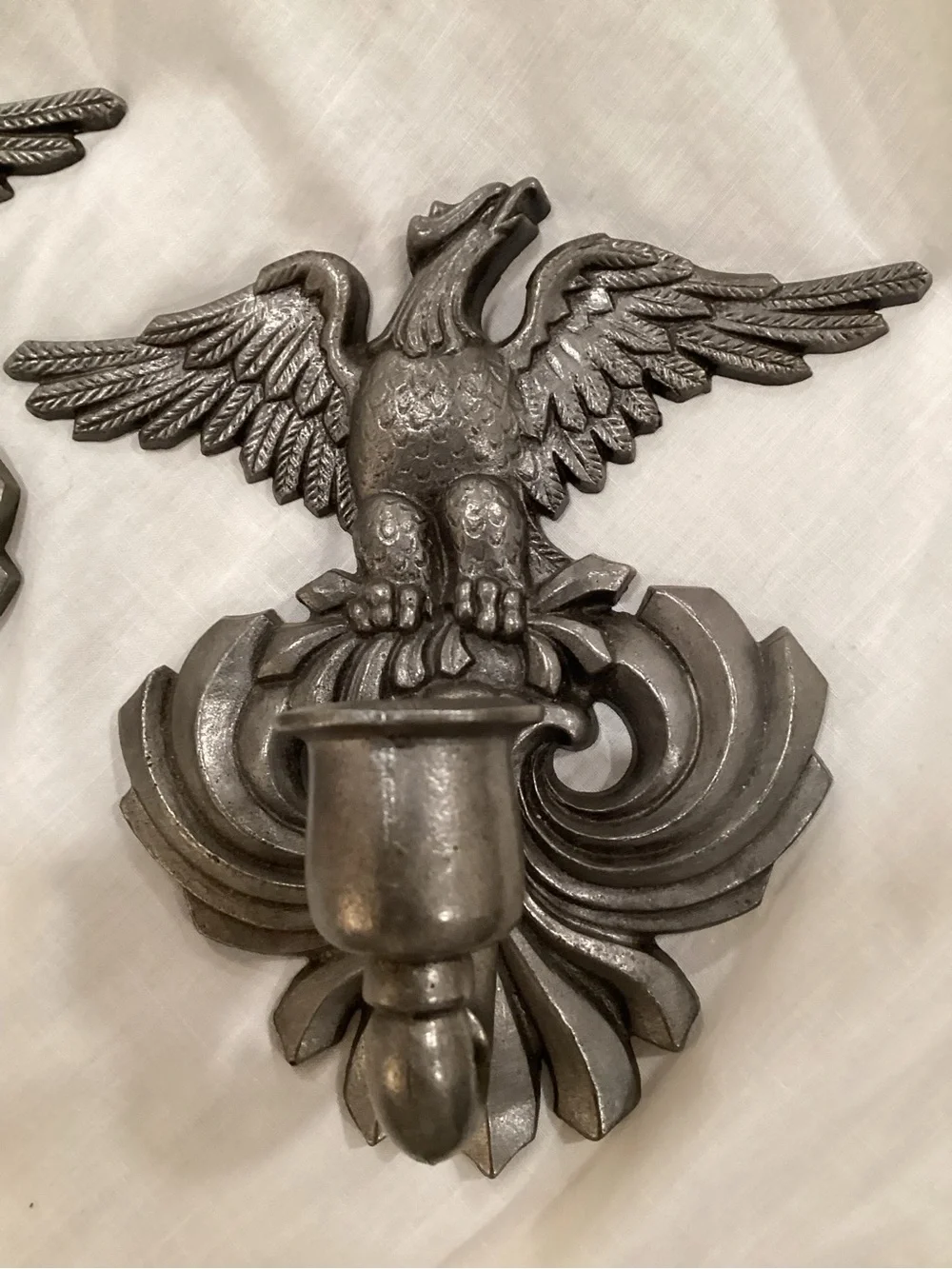 VTG Sexton American Eagle Wall hanging Candle sconces X2